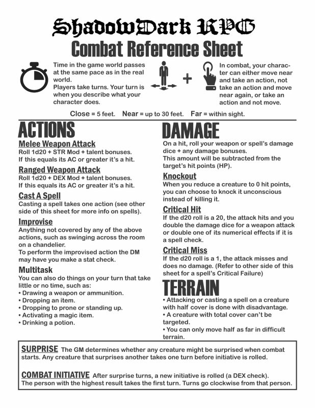 shadowdark-combat-reference-sheet